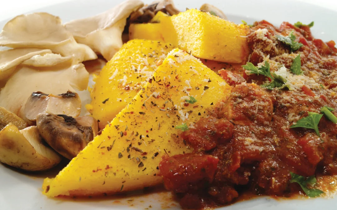 Polenta with mushrooms