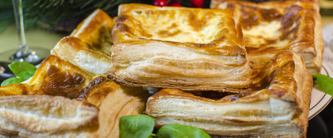 PUFF PASTRY WITH MASCARPONE AND SPINACH