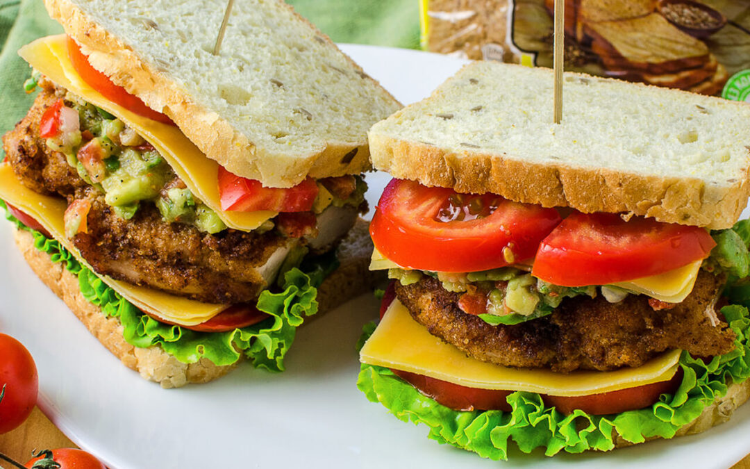 SANDWICHES WITH FRIED CHICKEN STEAK